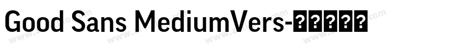 Good Sans MediumVers字体转换